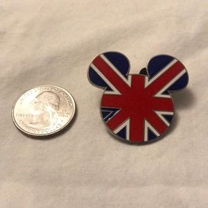 Mickey head British flag Pin - 3/$10 or 5/$15